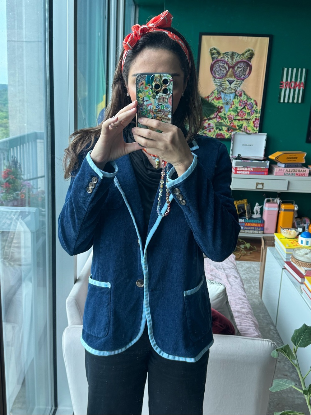 Bask poolside jacket!Navy - Picture 6 of 6